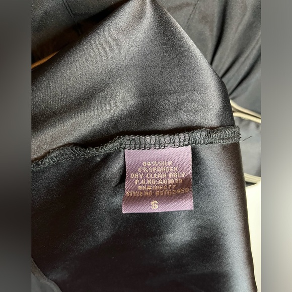 Hale Bob Short Sleeve Silk Top, NWT S - Picture 5 of 5